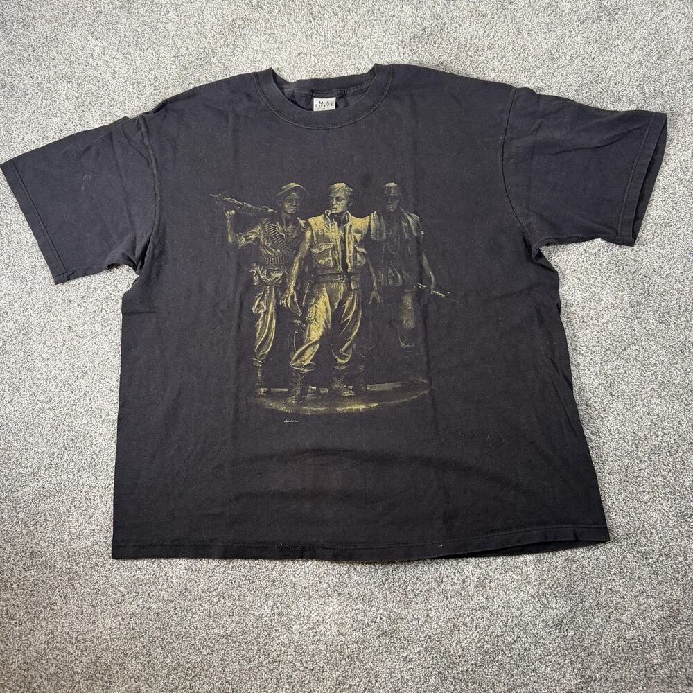 Vtg 90s Y2K MJ Soffe Prisoner Within T-Shirt XL POW MIA Vietnam Military Veteran